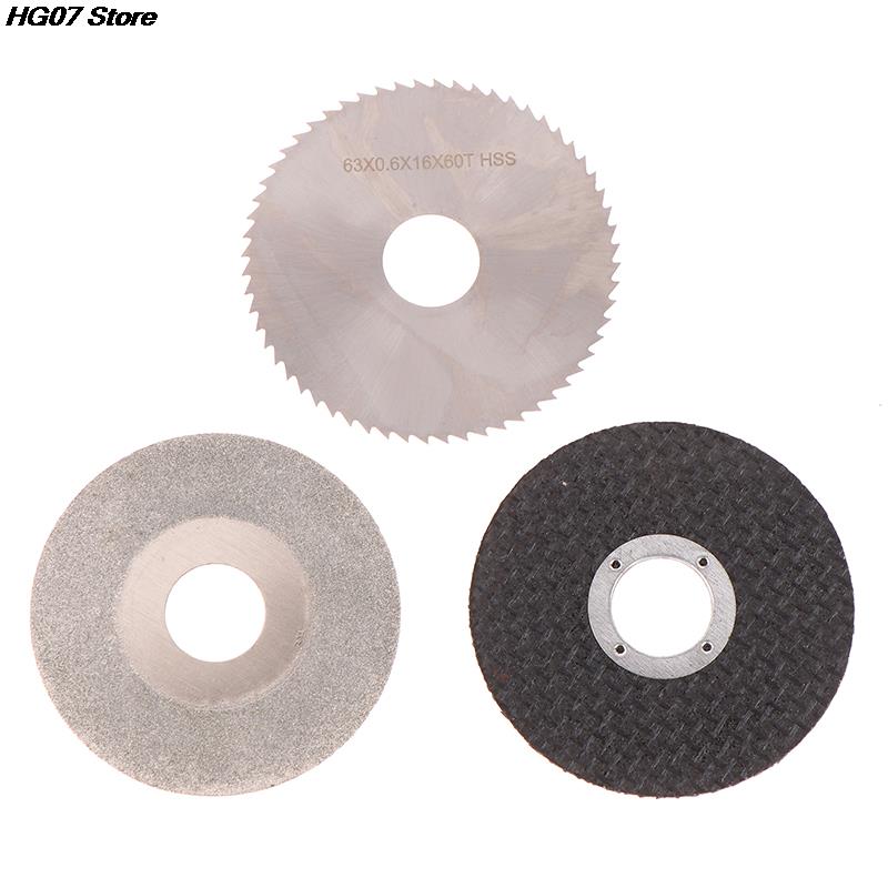 Circular Saw Blade Chainsaw Blade 2.5in 63mm Resin HSS Alloy Saw Blade 60mm Emery Saw Blade Cutting Disc Electric Saw Accessory