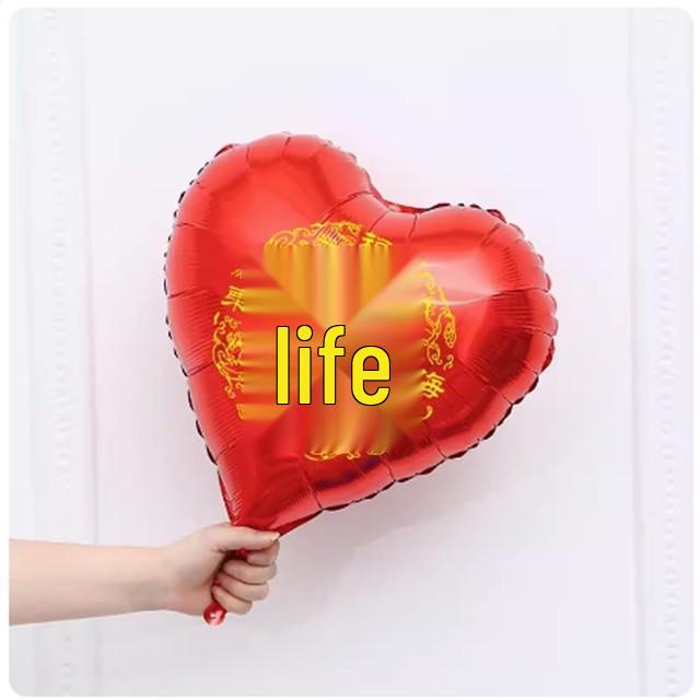 18" Heart-Shaped Foil Balloon for Weddings & Valentine's Day Celebrations
