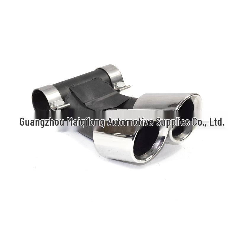 Țeavă de eșapament neagră cu ieșire dublă pentru Porsche 718 Boxster/Cayman 981 GTS Modificare eșapament