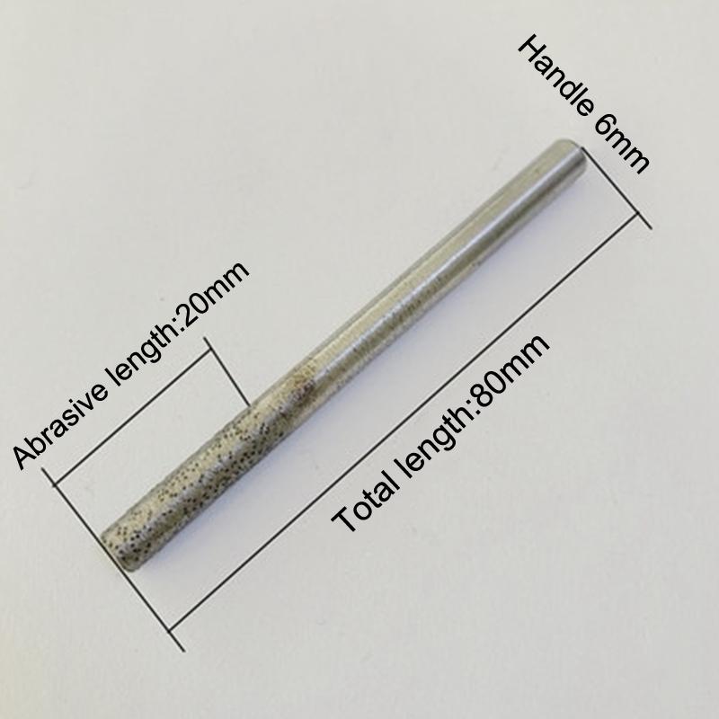 

1PC Sintering welding Sintered Stone Router Bit Nose Flat Engraving Cutter End Mill CNC Carving Tools Knife For Granite Marble