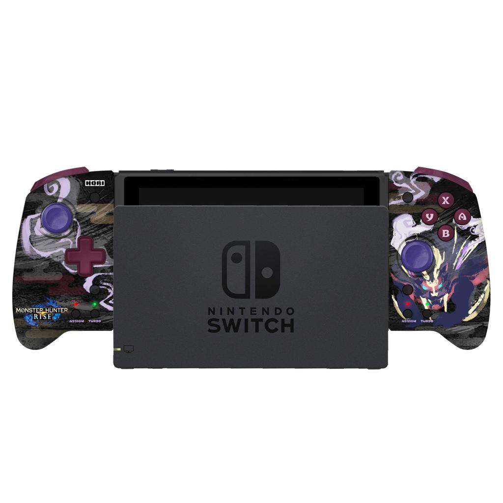 Licencjonowany kontroler Monster Hunter Rise Grip do konsoli Nintendo Switch Switch [Produkt Nintendo] [Kompatybilny z Nintendo]