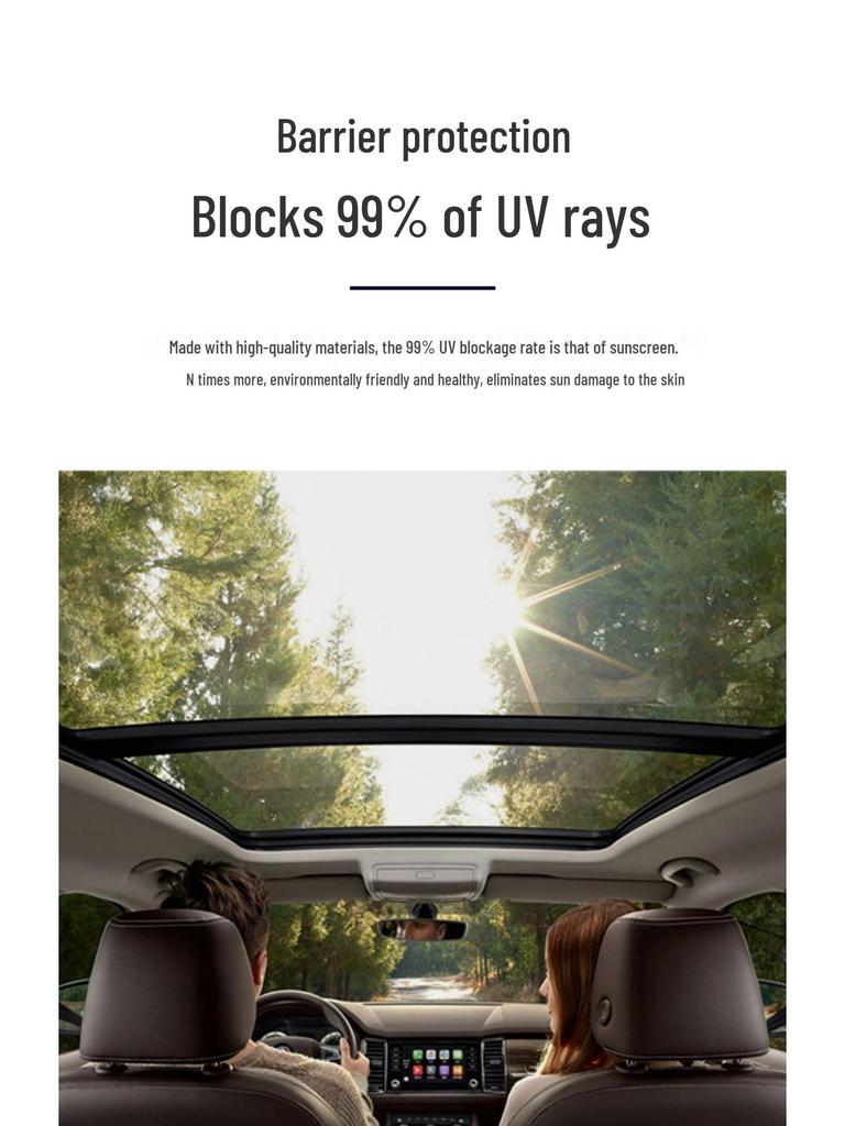 TPU Sunroof Ice Armor: UV-Blocking Heat Insulation Explosion-Proof Film for Panoramic Sunroofs
