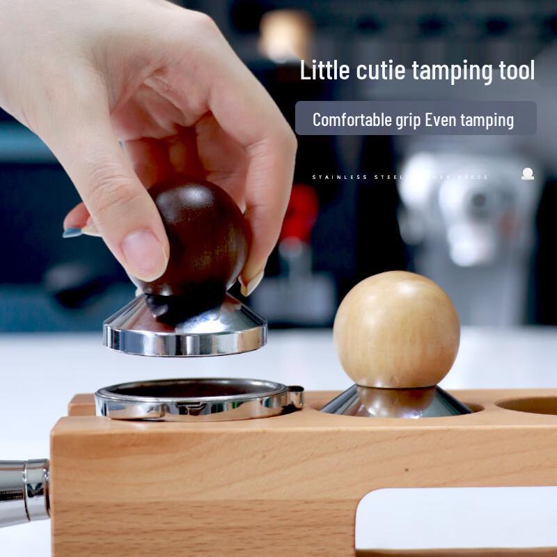 53mm Wooden Handle Coffee Tamper (2-Pack)