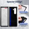 For Samsung Galaxy Z Fold6 5G Case Rhombus Grid Phone Cover with Tempered Glass Film