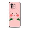 Phone Case Cover for Xiaomi Poco F7 F6 F5 F4 F3 X7 X6 X5 X4 X3 NFC M4 C51 C55 GT Pro 5G Soft TPU Fundas Cartoon Fruit Peach Bags