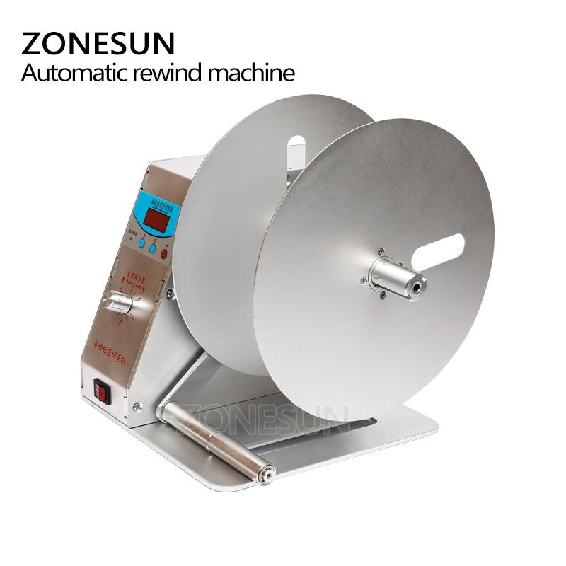 ZONESUN ZS-LRA3 Automatyczna Maszyna do Nawijania Płaskich Etykiet do Ubrań Etykieta Pielęgnacyjna Kod Kreskowy
