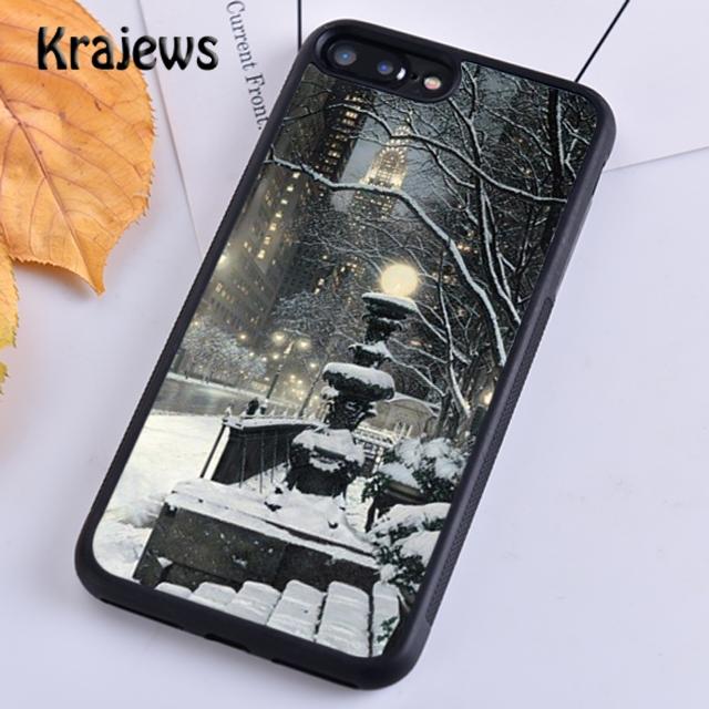 

Krajews NEW YORK AMERICAN CITY Soft Phone Case Cover For iPhone 16 15 SE2020 14 6 7 8 plus 11 12 13 pro max coque Fundas iPhone 6 6s