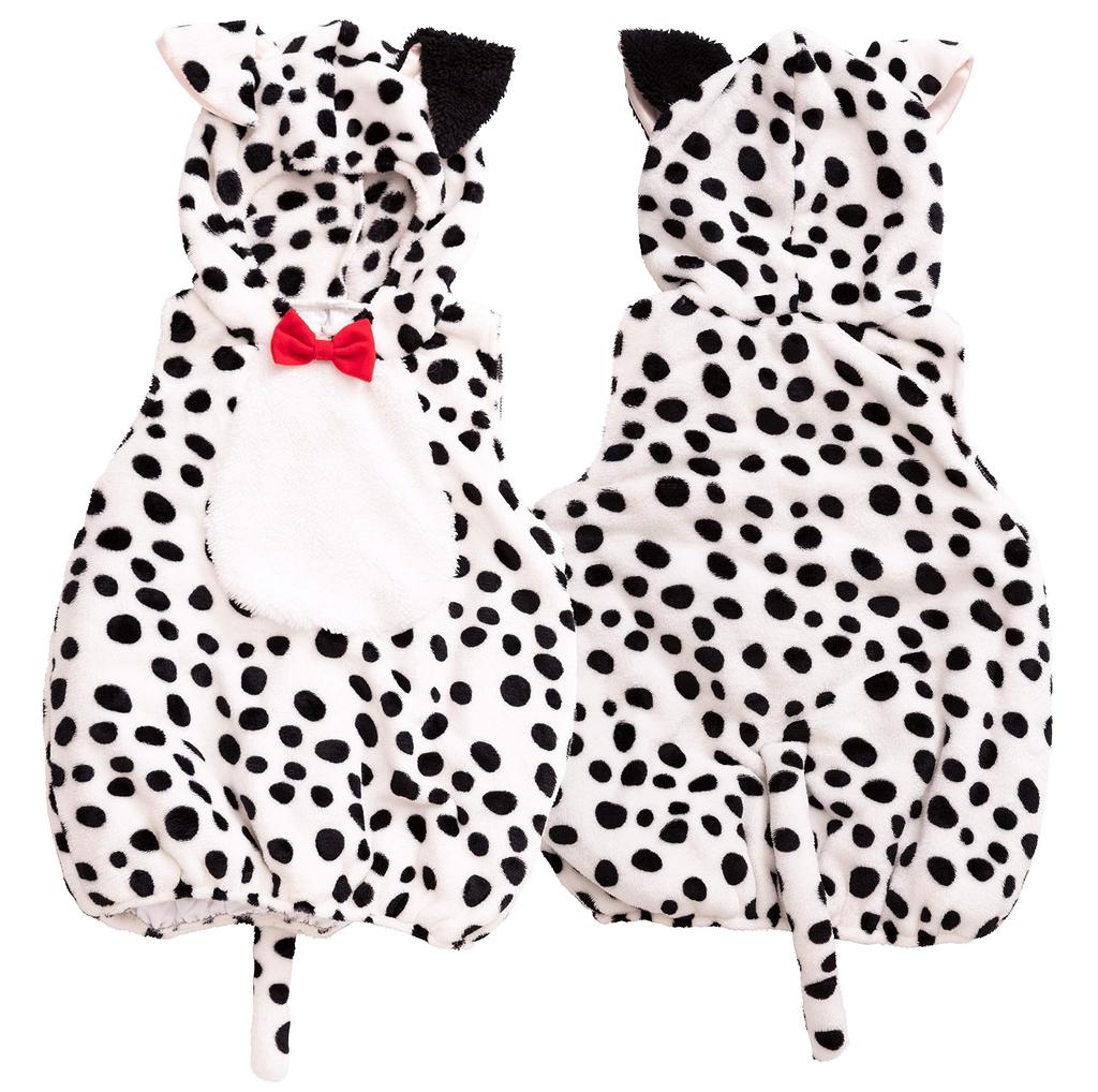 Clearstone Marshmallow Miminko Cosplay Halloween Kigurumi Marshmallow Dalmatin Miminko 80cm Bílý