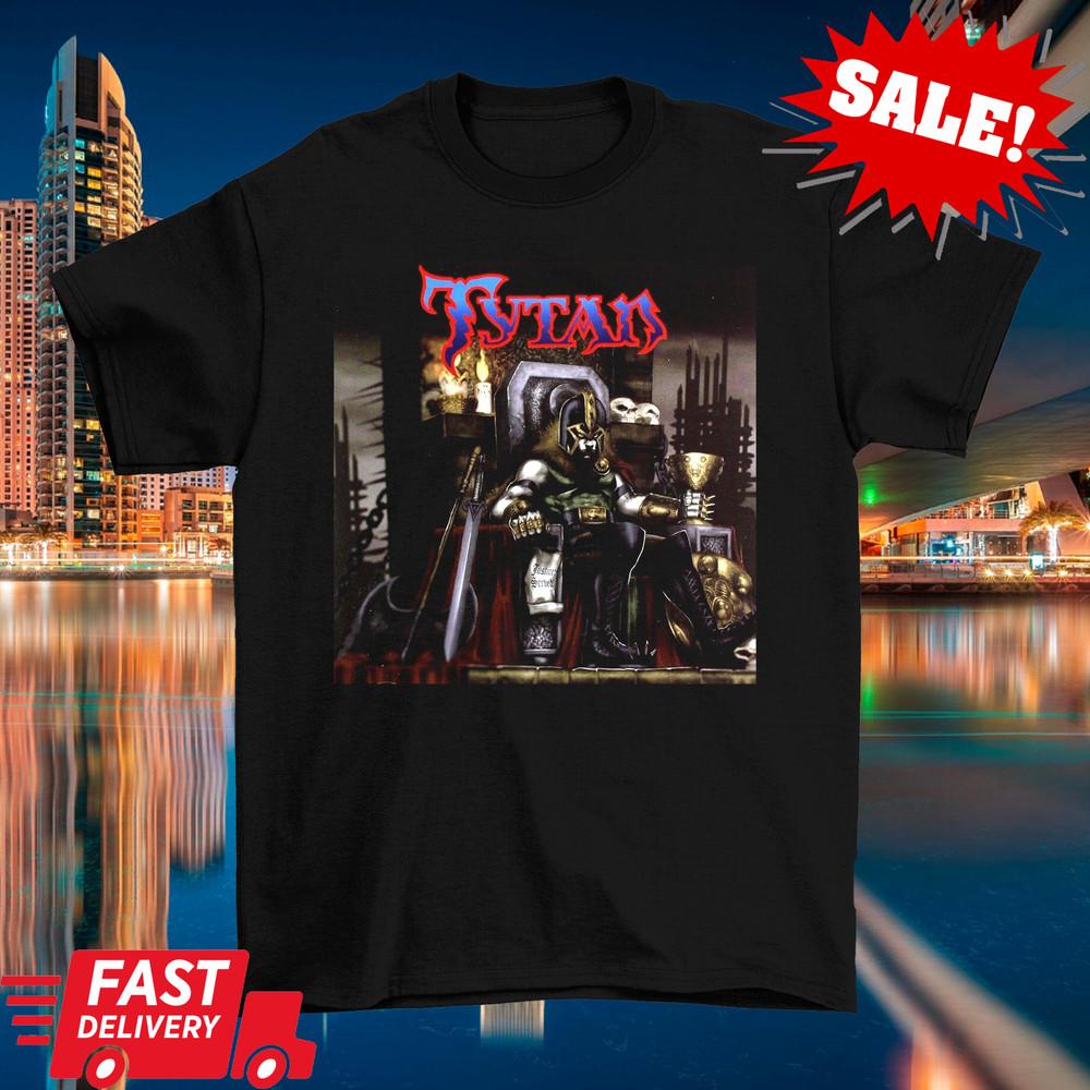 New ROUGH JUSTICE Tytan Band Shirt Black Unisex S-2345XL ND762 Unisex T-Shirt S