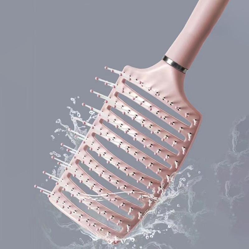 Relaxing Elastic Massage Comb Hollow Out Detangling Hair Brush Scalp Massage Combs Fast Blow Drying Detangler Hair Styling Tools