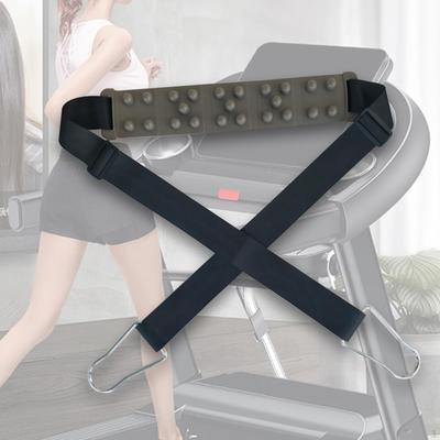 Treadmill Massage Belt Abdominal Exercise Dip Strap Home Gym, Women Men Jogging Walking Workout