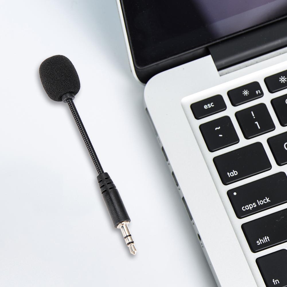 3PCS 3.5mm Jack Adjustable Flexible Extended Mini Microphone for Computer Mobile Phone