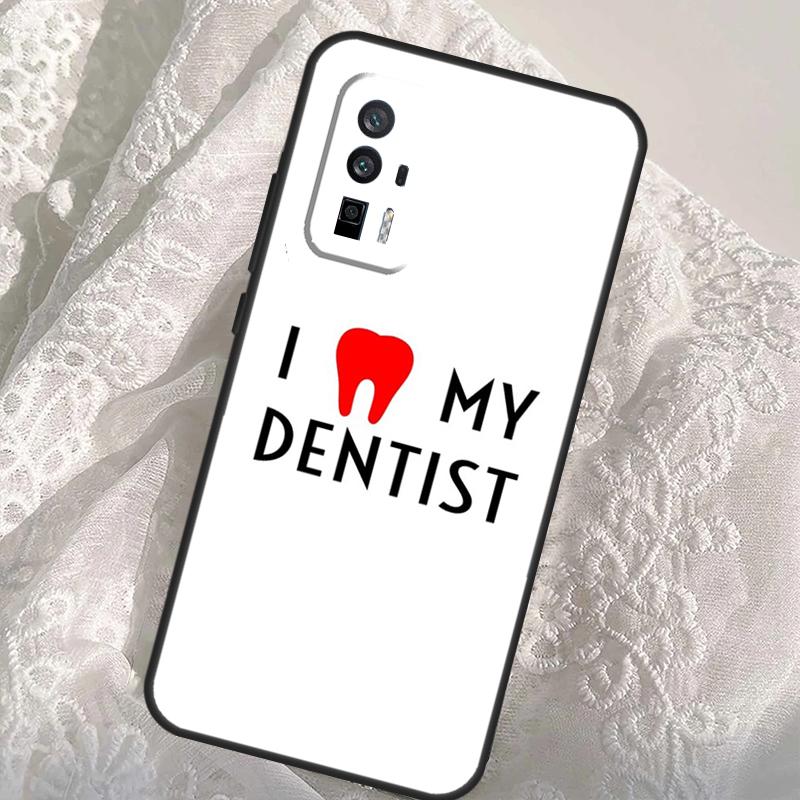 Cute Dentist Teeth Case For Xiaomi 13T 14T Pro 12T 11T 13 14 Ultra POCO X6 Pro M6 X3 X5 M5s F3 F5 F6 Cover