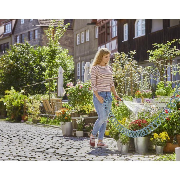 GARDENA Gartenschlauch – Länge 15m – Ø9mm – Bewässerung kleiner Flächen – Komplettset mit Anschlüssen – 5 Jahre Garantie (4648-26)