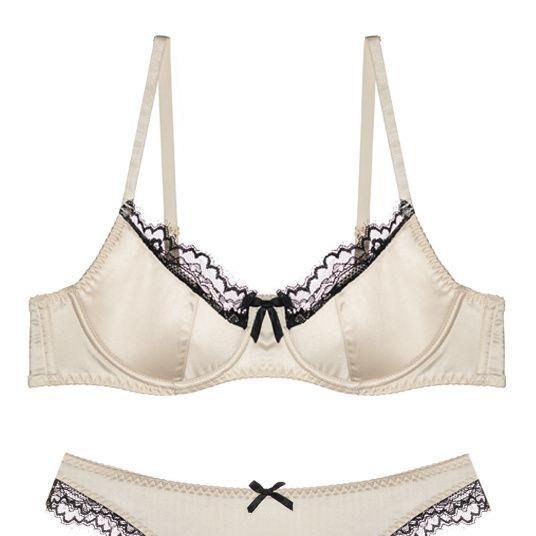 New sexy embroidered lace underwear women's suit pure desire wind thin small chest not empty cup half cup bra cover