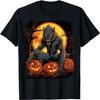 Werewolf Orange Halloween T-Shirt