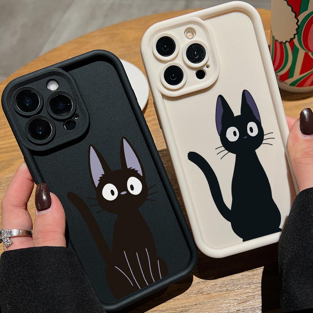 Anime Kikis Cat Phone Case for Xiaomi Redmi Note 14 13 12 12S 11 11S 10 9 Pro Plus A5 A3 14C 13C 12C 10C 9C 4G 5G Soft Cover