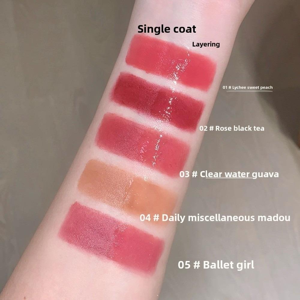 Sexy Water Crystal Double Head Lip Gloss Long Lasting Dewy Glossy Makeup Lip Stick Mirror Non Stick Liquid Lipstick Beauty