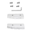 2 Pcs Ice Auger Blade Suitable for Eskimo 6 Inch Augers Hard Alloy Steel Ice Drill Blade Replacement with Screws and