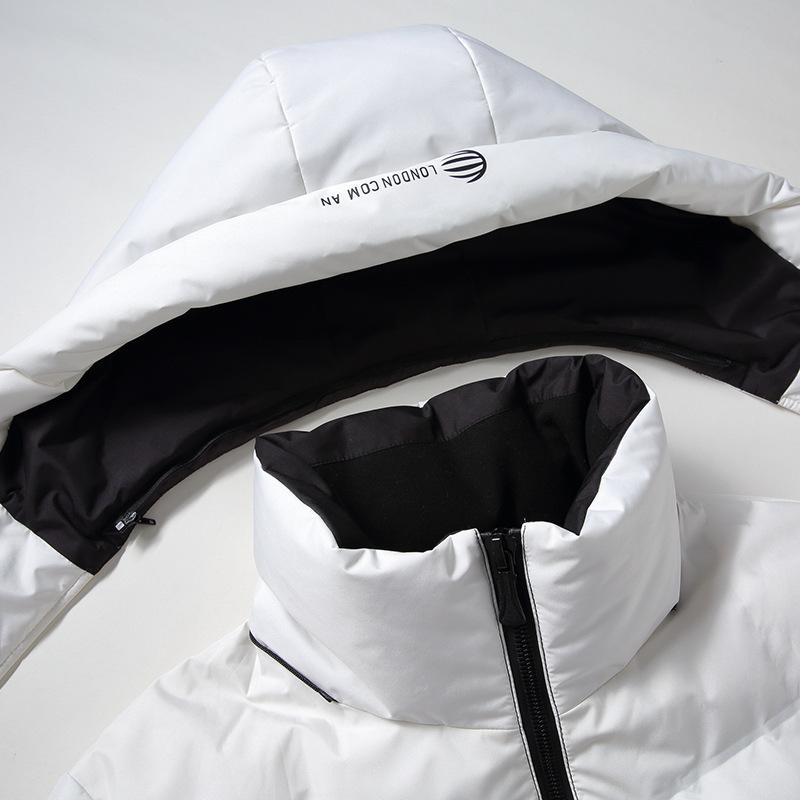 Winter Removable Hood Down Jacket Men's Thickened Knee-length Youth Arctic Down Jacket Outdoor Down Jacket