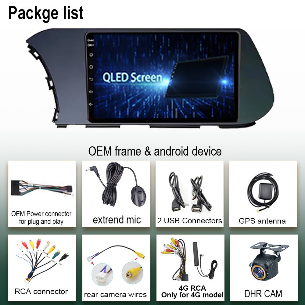 Android 14 For Hyundai I20 2021 - 2022 Car Radio Video Player Multimedia Navigation Carplayer 5G Wifi GPS BT CPU Auto NO 2din