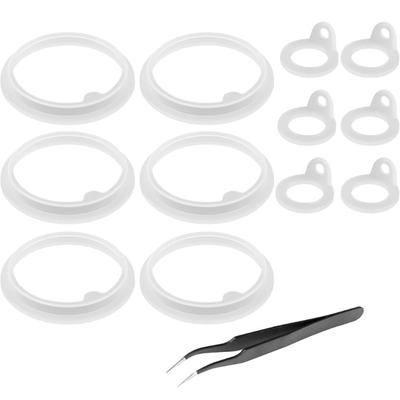 Pack of 13 Silicone Replacement Sealing Rings for Water Bottles Use Leak Proof Spout Lid Gaskets for Everyday Use
