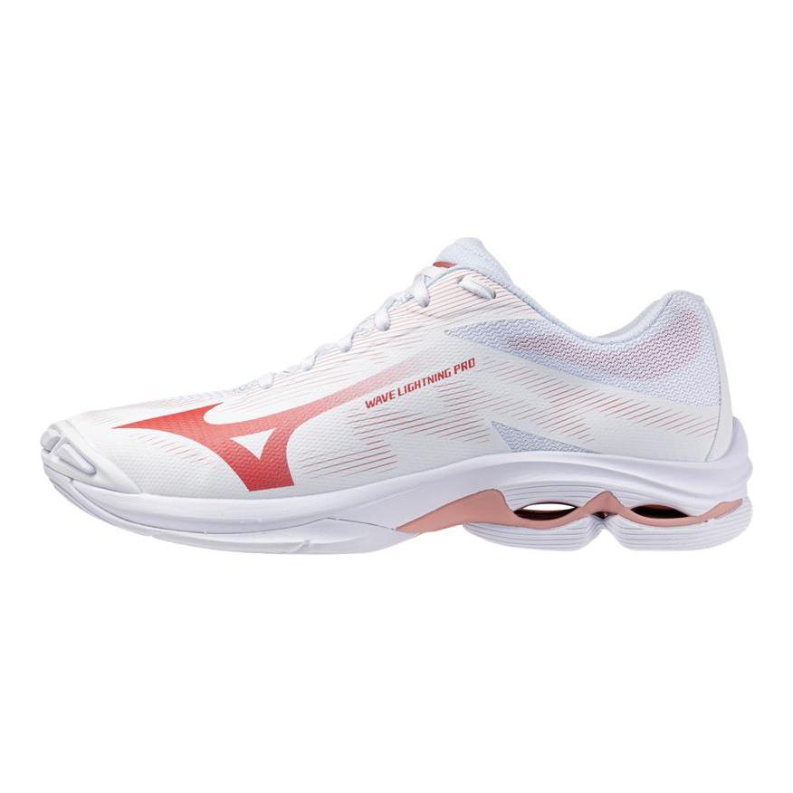 Mizuno Wave Lightning Pro Volleyball Shoes Women sneaker White Red V1GC266073