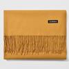 2024 Autumn/Winter Women's Solid Color Faux Cashmere Shawl & Snood Scarf Set