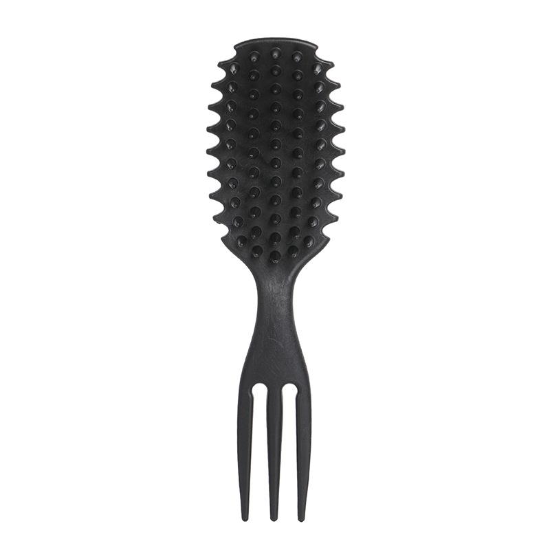 Curly Hair Brush Gentle Detangling Hairbrush Scalp Massage 3-in-1 Multifunction Curl Comb Defining Curly Hair Styling Tools