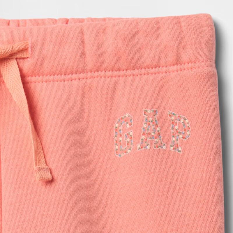 Gap Girls' Toddler 2025 Spring Logo Cuffed Knit Casual Pants