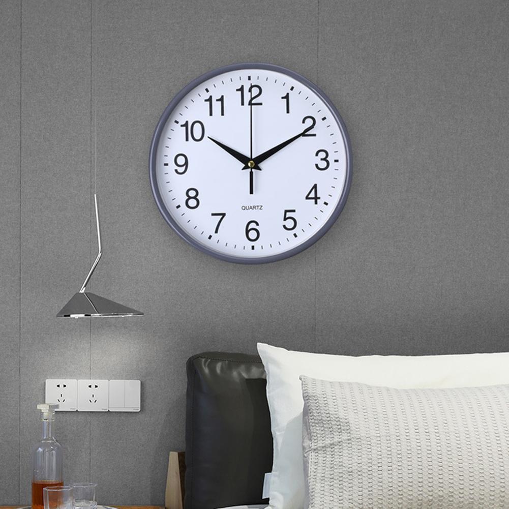 Bedroom Modern Wall Clock Office Bold Arabic Numerals