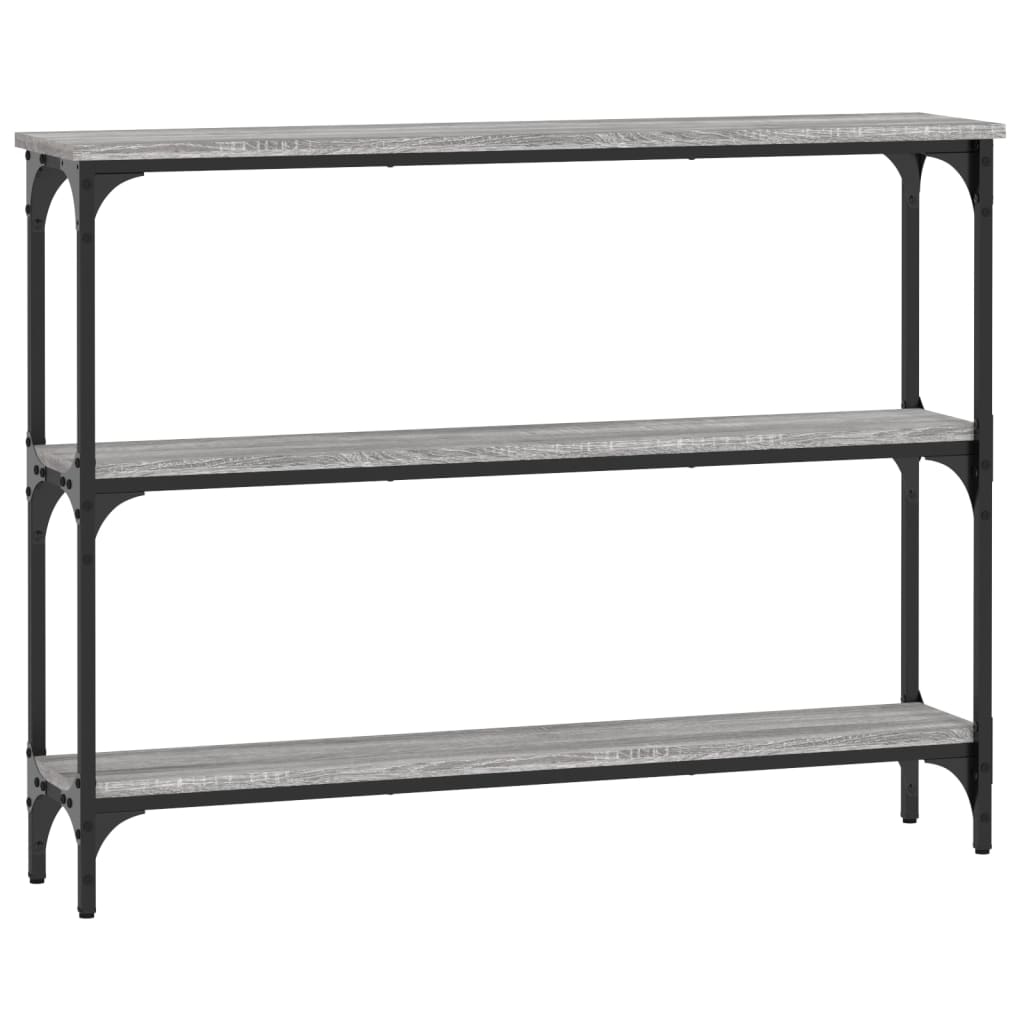 Vidaxl Console Table, Grey Sonoma Oak, 100X22.5X75 Cm