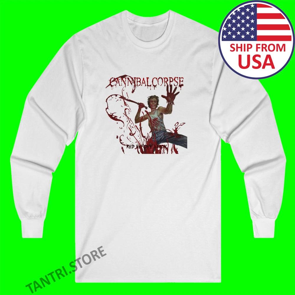Cannibal Corpse Red Before Black Men s White Size S to 2XL XL