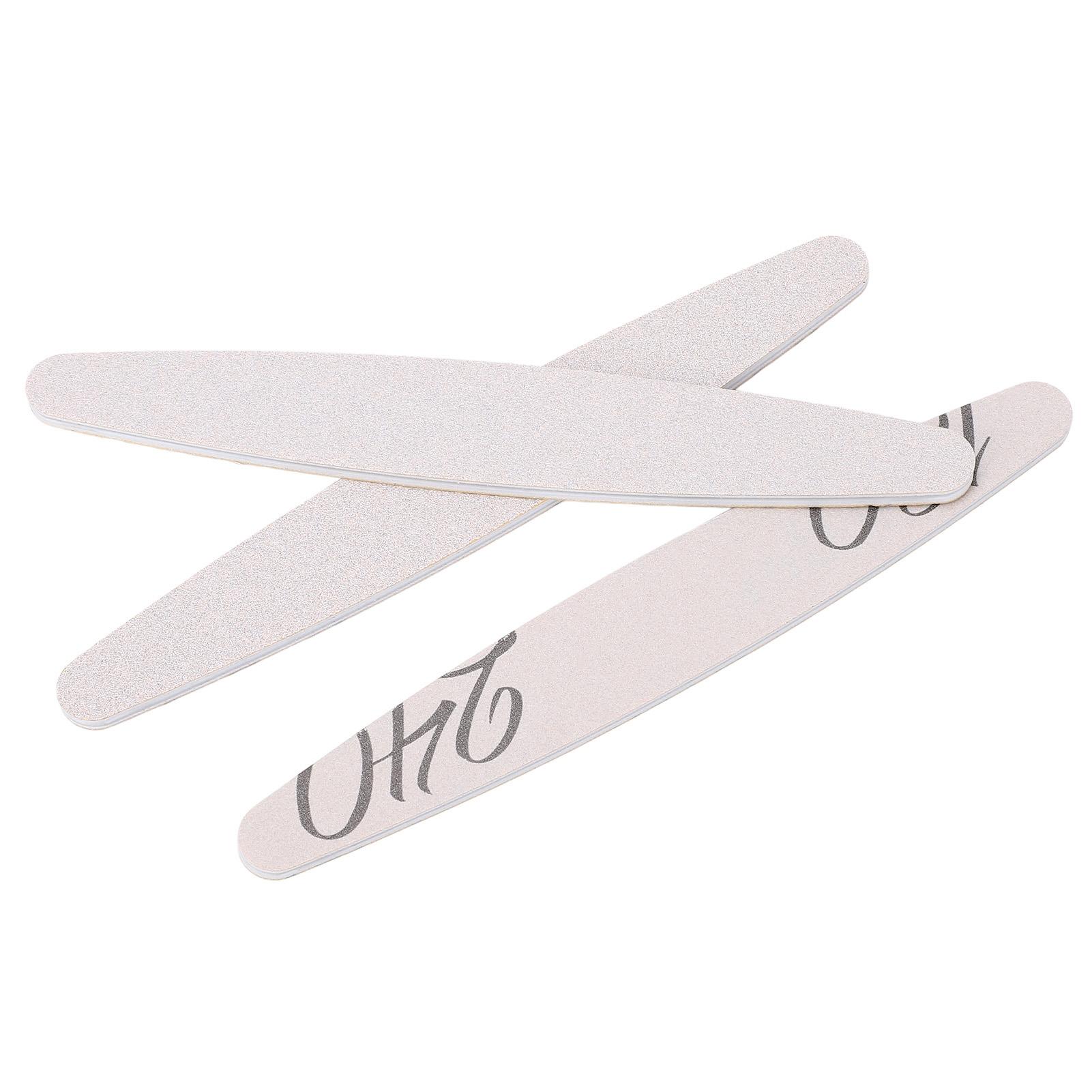 

3pcs Nail File Washable Reusable Professional Nail Care Emery Boards Manicure Tool for Home and Salon Use