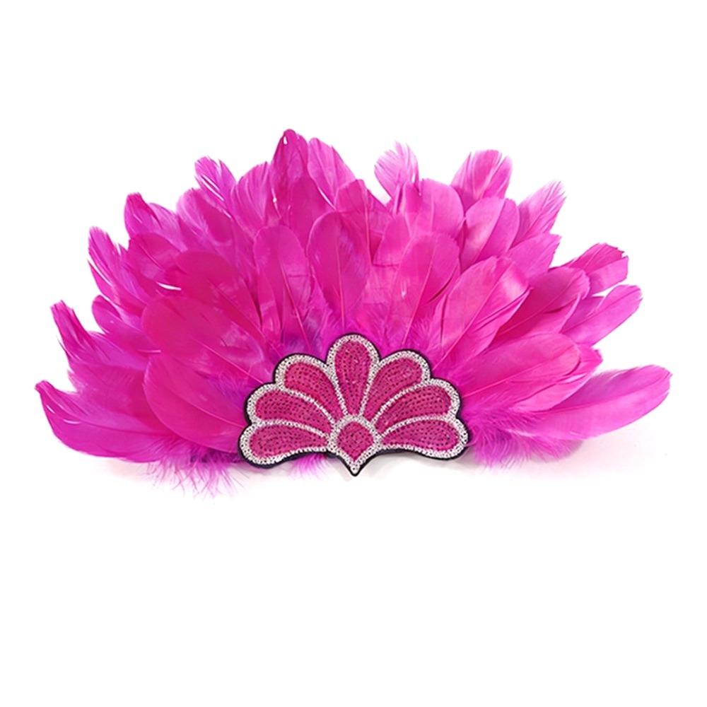 Brazilian Carnival Feather Headpiece Stage Performance Feather Headdress  Hawaiian Party Accessory