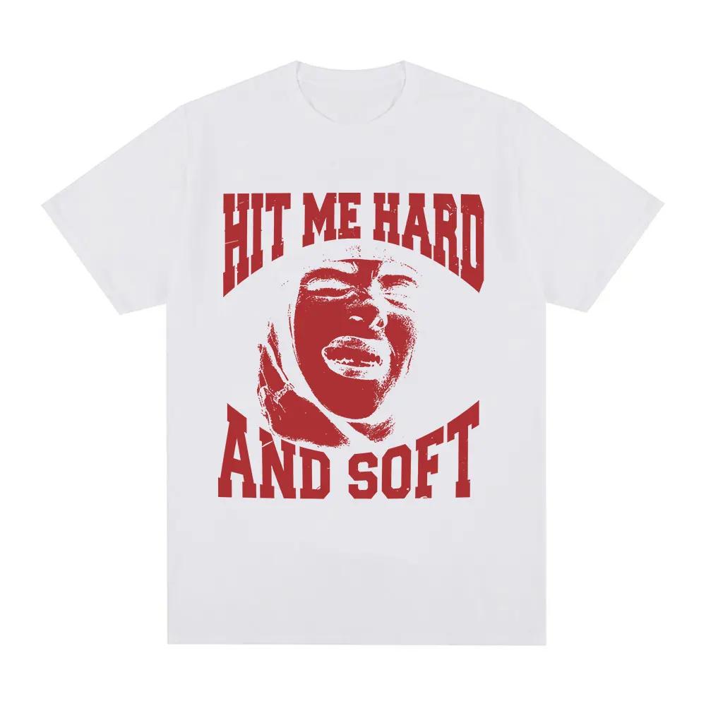 Hit Me Hard and Soft 2025 Tour T-shirt Women's Fashion Hip Hop T-shirt Harajuku Casual Short Sleeve T-shirt Fan Gift