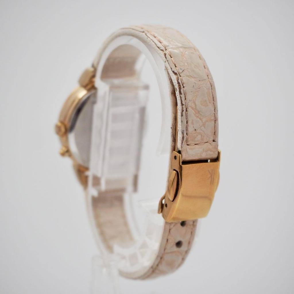 [USED] 259 SEIKO Lucia Watch, Radio-controlled Solar Watch, Pink Gold, Women's, Lk