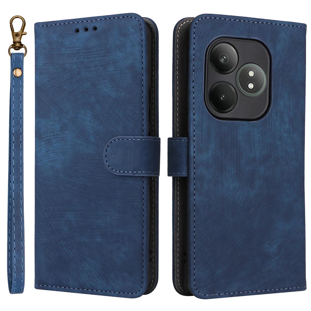 Etui dla Realme GT Neo6 SE 5G/Neo6 5G/GT 6 5G/GT 6T 5G z blokadą RFID, podstawką i paskiem na nadgarstek