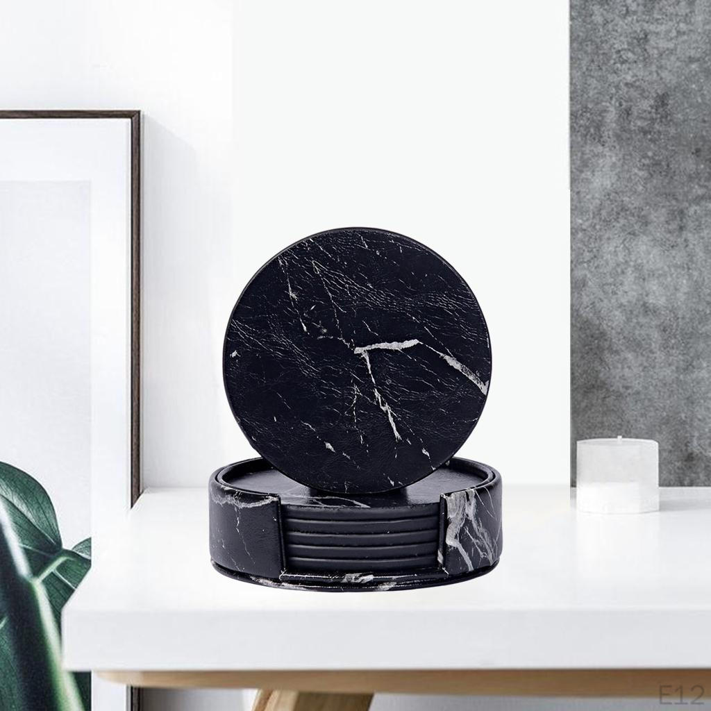 Sottobicchieri per Bevande con Portabicchieri Set da 6 Tappetini per Tazze da Bevanda Decorazione Cucina