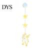 Seasonal Window Display Lights Star Moon Hanging Light, Warm LED String Lights, Indoor Festive Party Decor Decorative Atmosphere Lamp for Home Holiday