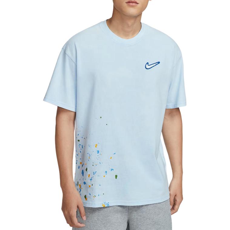 

New Nike T Shirt Men s Celestial Blue HV1672-441 XXL