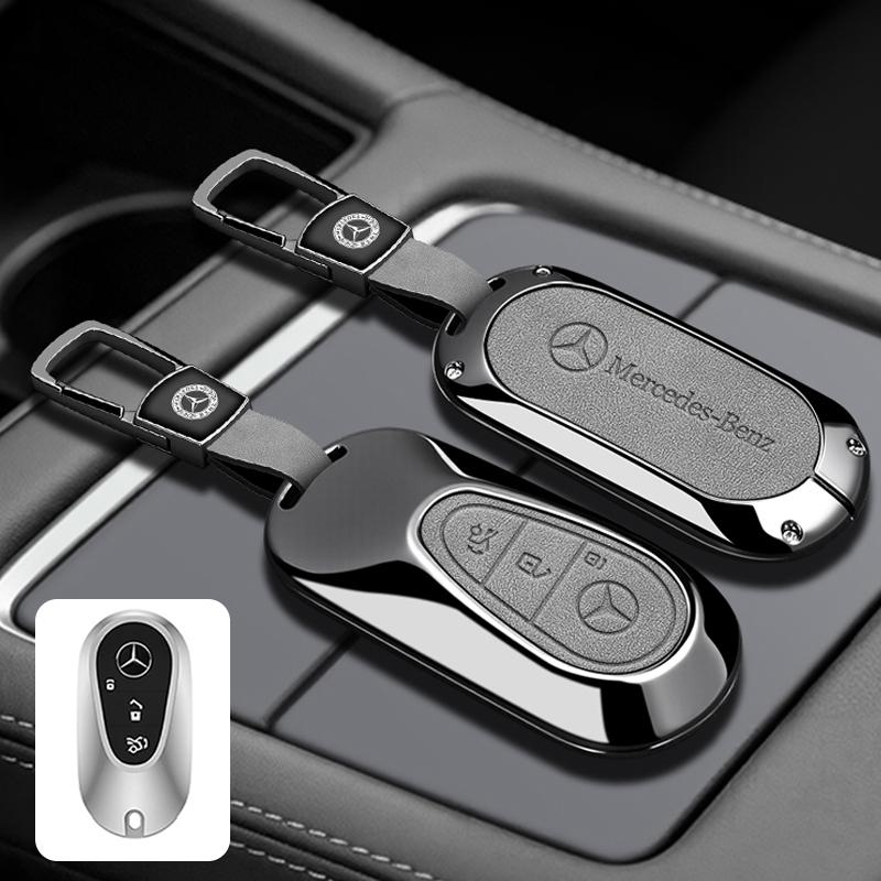 FSUO7 Car Remote Key Case Cover Shell For Mercedes Benz C E S Class GLC W206 W223 W214 E300 C260 C300 S450 S500 Keychain Accessories