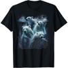 Polar Bear Swimming Arctic Wildlife Ursus Maritimus Cotton Men T Shirt