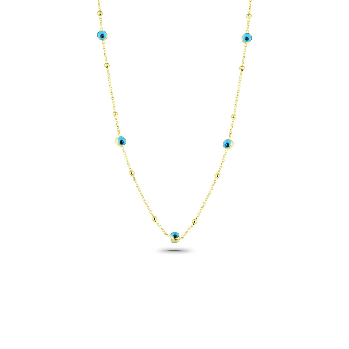 

Evil Eye Gold Plated 925 Sterling Silver Pendant Necklace