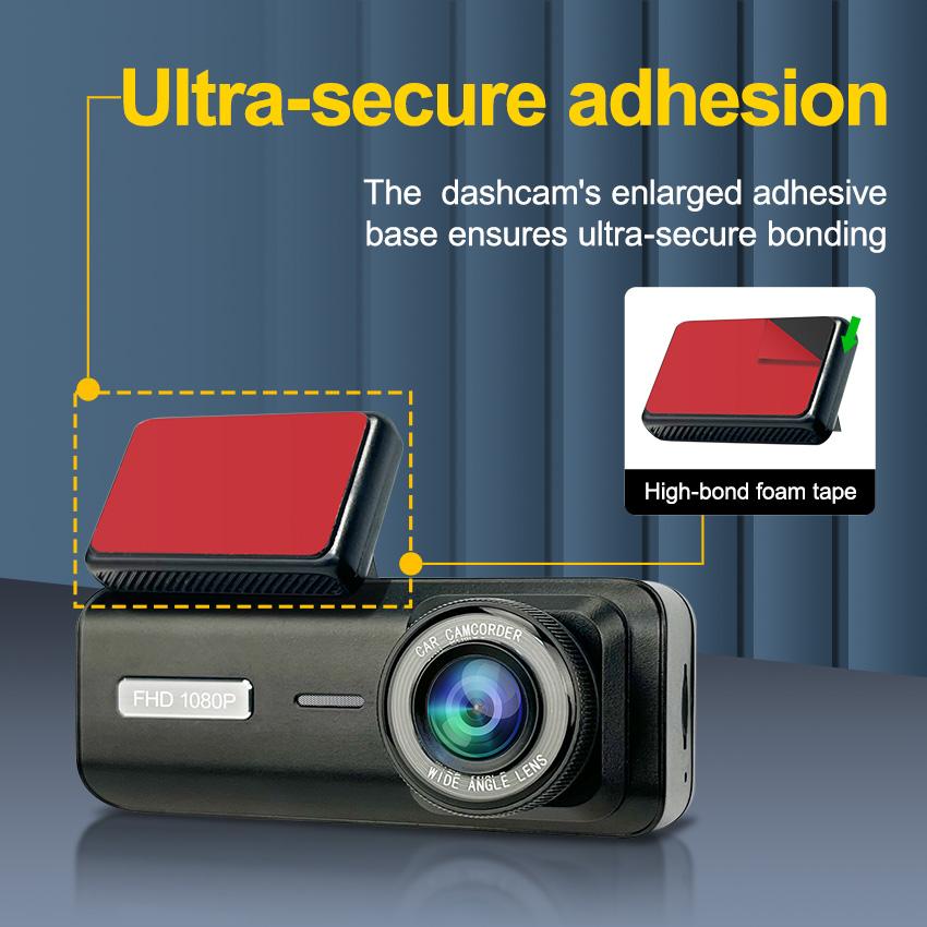 Car DVR HD1080P Dashcam 2inch IPS 3channels Car Camera Night Vision Recording Auto DVR Loop Dash Recorder Vehicle Accessories