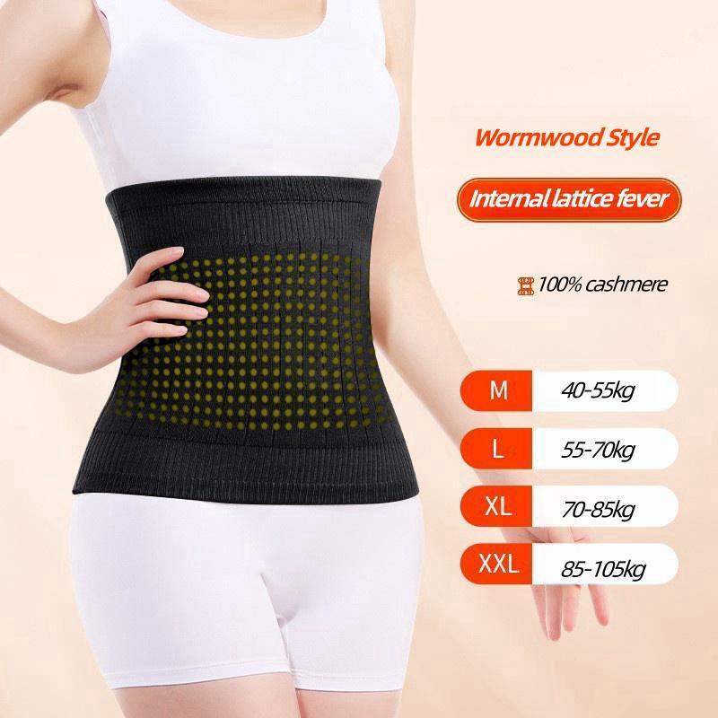 Cashmere Waist Belts with 100% cashmere Thicken Thermal Cashmere Waist Warmer Lumbar Support Belt Cold Stomach Protection Sport