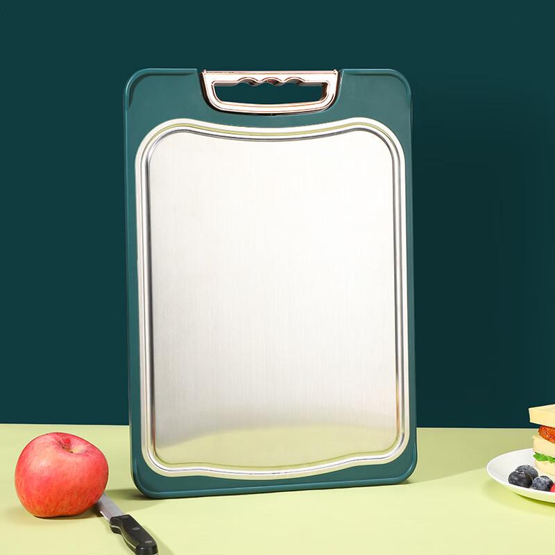 Thickened Double-Sided Stainless Steel Multi-Purpose Cutting Board