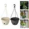 Self Watering Flower Planter Hanging Planter for Flowers Plants Home Decor Ornament Flower Pot for Shelf Table Desk Terrace