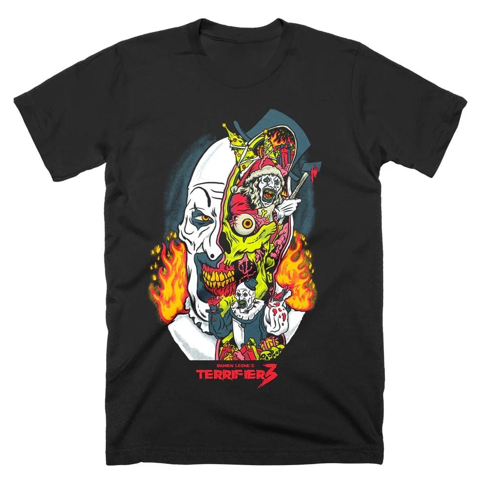 NEW! Terifier 3 Season Halloween Character Graphic Spooky Horror Shir S-5XL XL