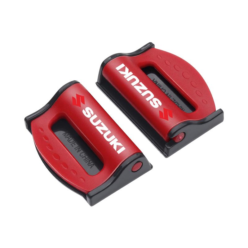 2pcs Car Seat Belts Clips Safety Adjustable Stopper Buckle Clip for Suzuki GSR GSR750 GSR600 SV 650 Swift Jimny Grand Vitara Samurai Spacia Liana